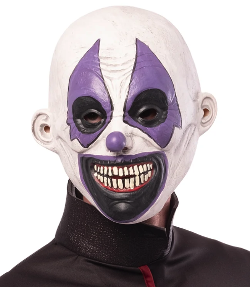 Máscara Payaso chiflado látex