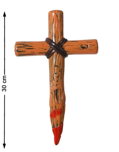 Cruz estaca halloween 30 cms.