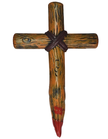 Cruz estaca halloween 30 cms.