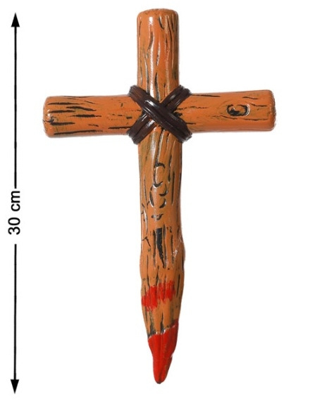 Cruz estaca halloween 30 cms.