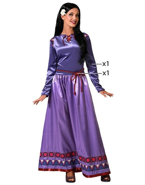 Disfraz Princesa De Cuento Morado Mujer