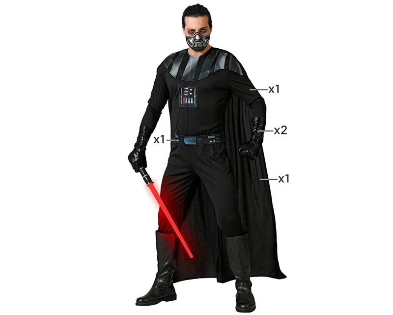 Disfraz Galaxi Negro Adulto