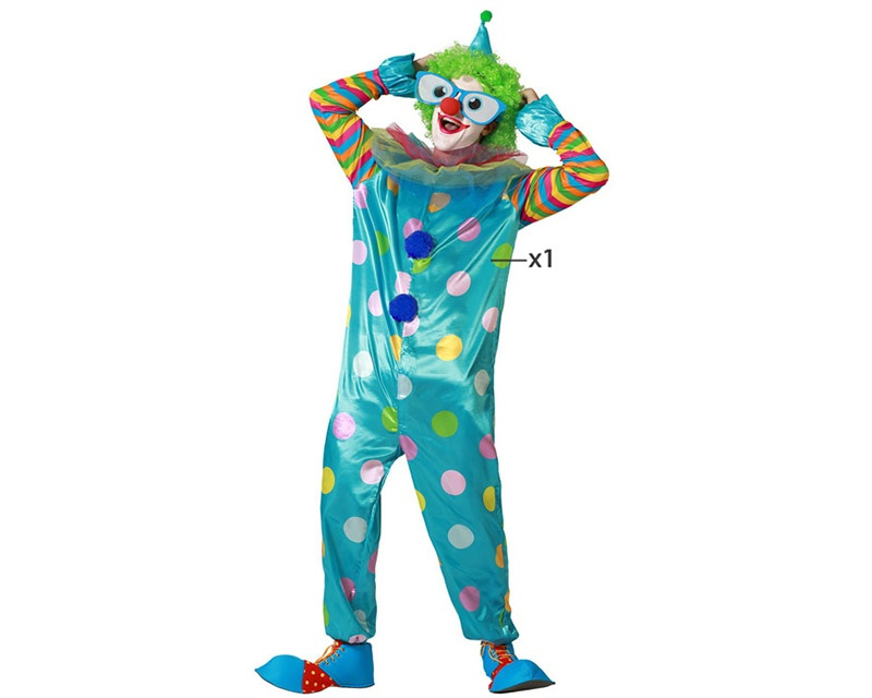 Disfraz Payaso Multicolor Hombre