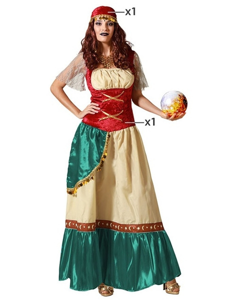 Disfraz Gitana Multicolor Mujer
