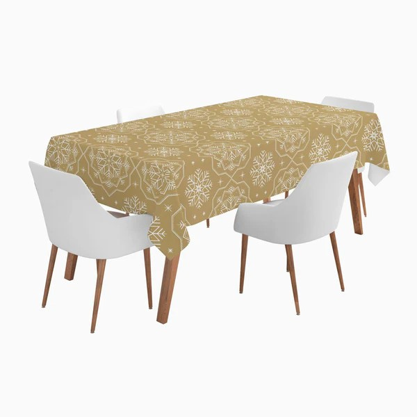 Mantel Oro Navideño papel 1.20x5M.