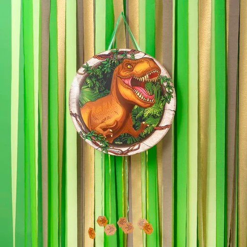 Piñata Dinosaurio Rex cartón 47 cms.
