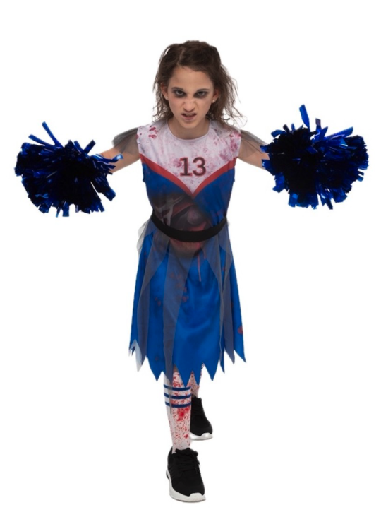Disfraz Animadora Zombie para niñas