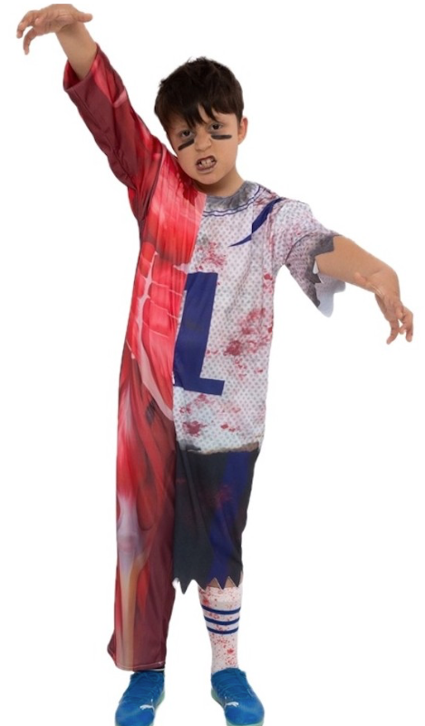 Disfraz Jugador Zombie para niños