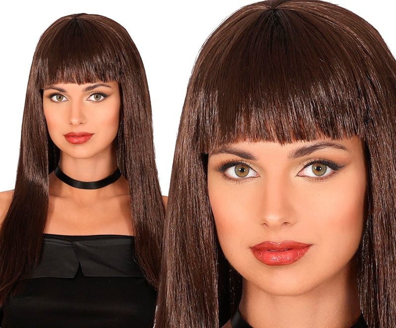 Peluca Melena c/ Flequillo 120gr.colores