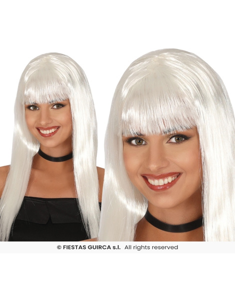 Peluca Melena c/ Flequillo 120gr.colores