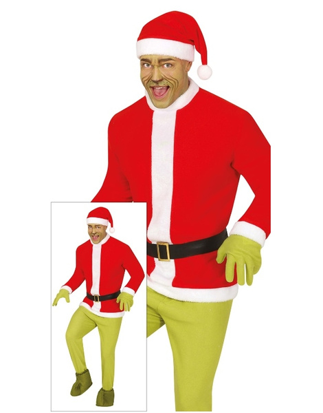 Disfraz Elfo Malvado de Navidad adulto