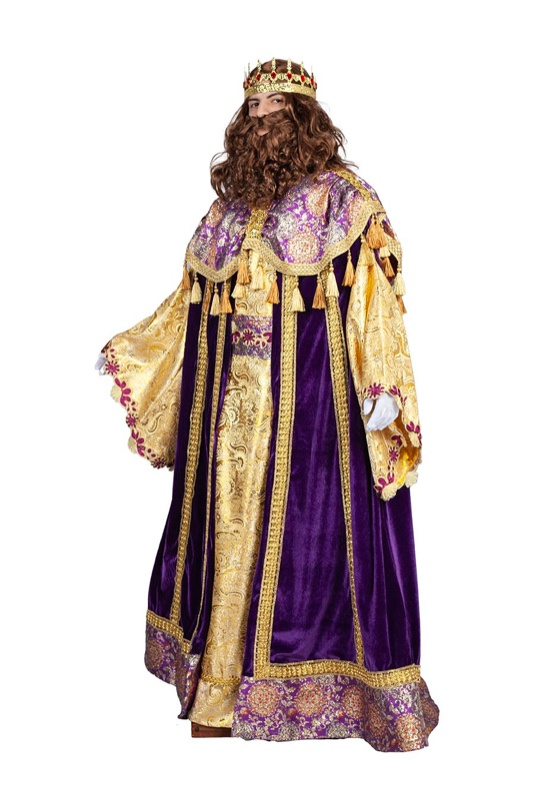 Traje Rey Mago adulto Deluxe Novedad