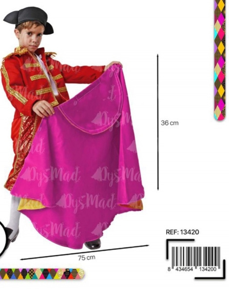 Capote torero infantil