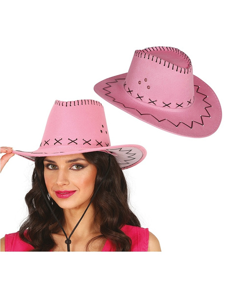 Sombrero Vaquero Simil Piel  Colores