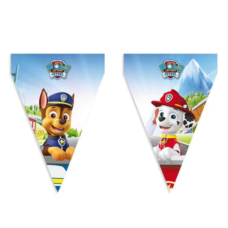 Banderín Patrulla canina 21x26- 9 panele