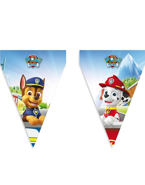 Banderín Patrulla canina 21x26- 9 panele