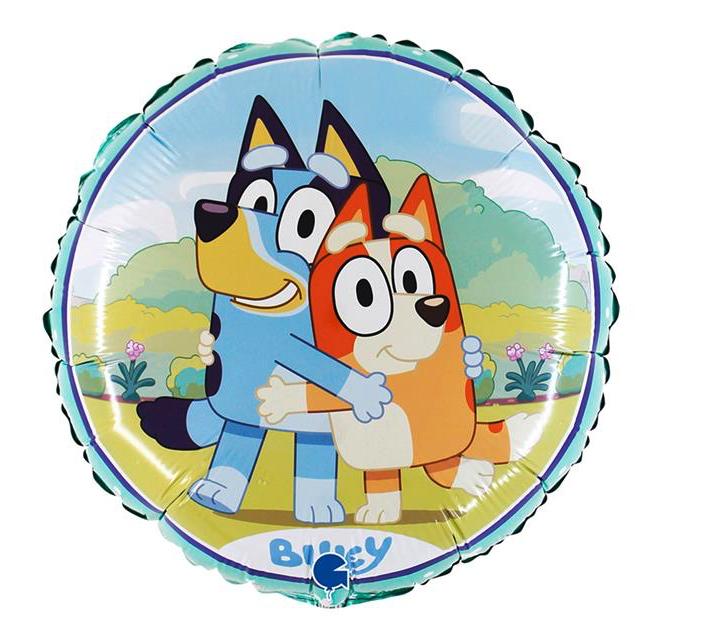 Globo foil Bluey 18