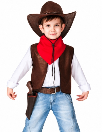 Chaleco vaquero infantil