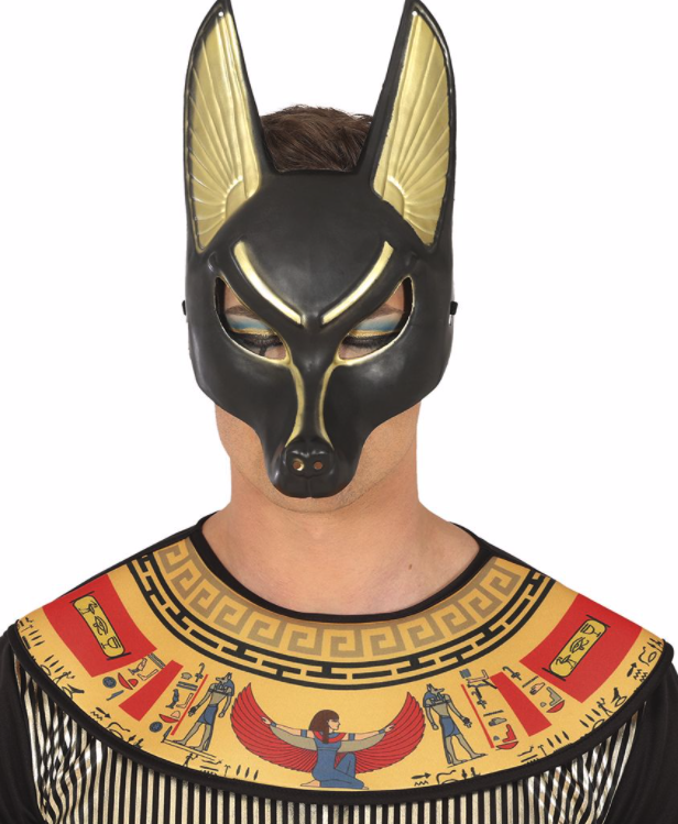 Mascara Anubis PVC,adulto