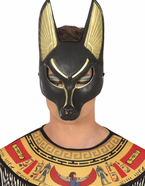 Mascara Anubis PVC,adulto