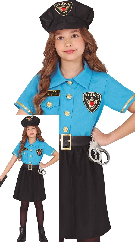 Disfraz Chica Policia Infantil