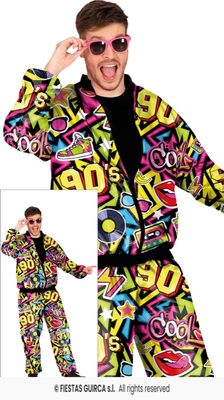 Disfraz Chandal 90's para Adulto