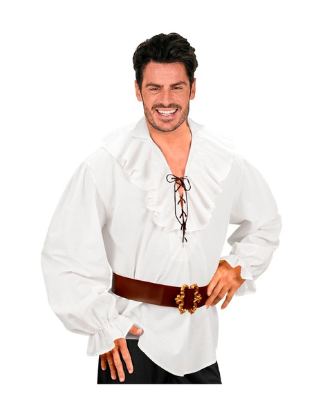 Camisa Pirata/Renacentista Blanca AD