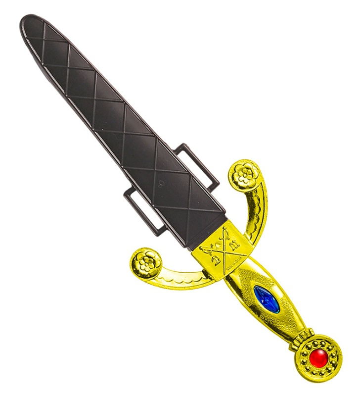 Daga Con Pedreria y Vaina 24Cms