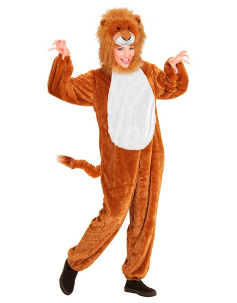 Disfraz León Peluche Suave adulto