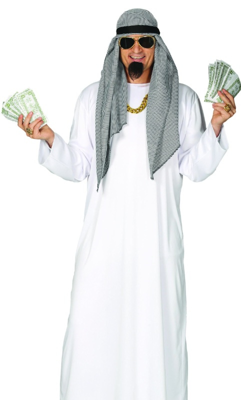Disfraz Jeque Arabe para hombre T.XXL