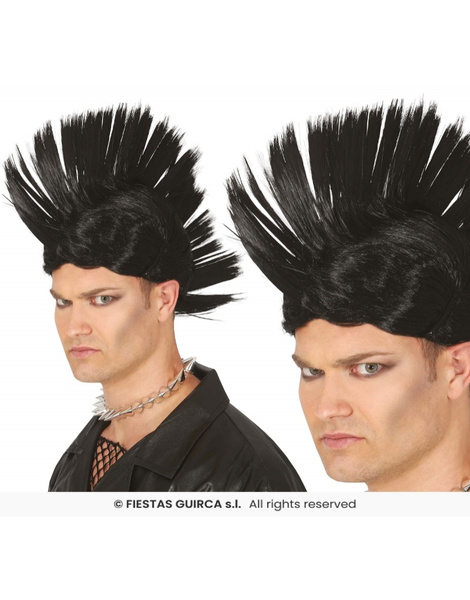 Peluca Punki Negra