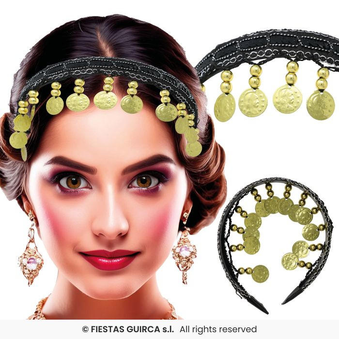 Diadema Monedas Colores
