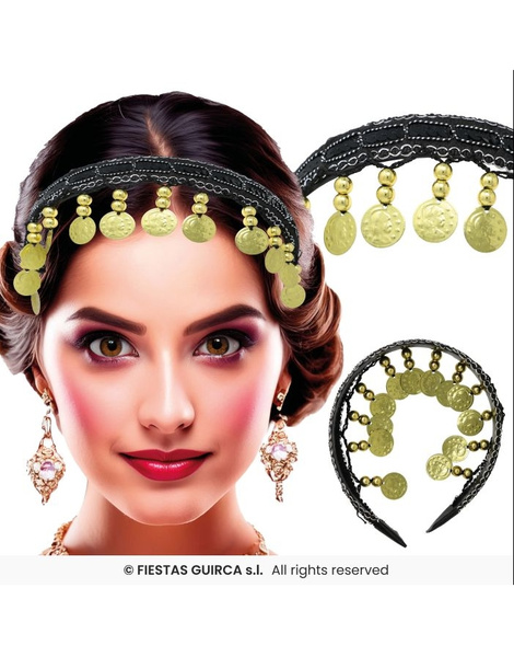 Diadema Monedas Colores