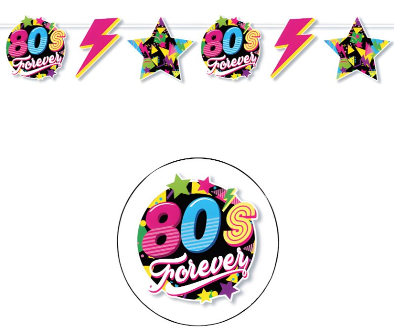 Guirnalda Años 80 300cm