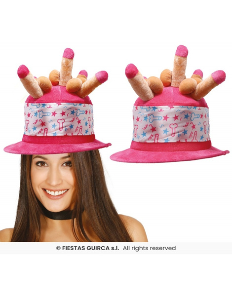 Gorro Pastel Con Penes