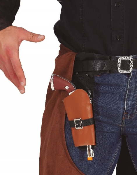 Cartuchera con pistola Cowboy 25 cms