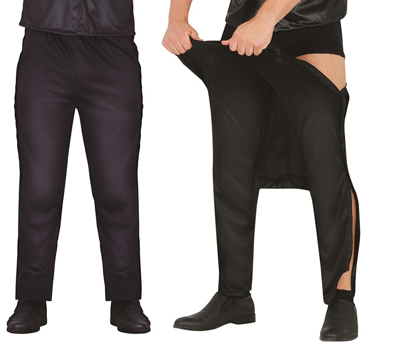 Pantalón negro Stripper adulto