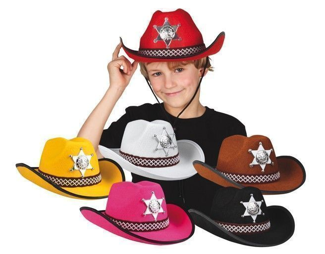 Sombrero Sheriff Junior 6 Colores surt,