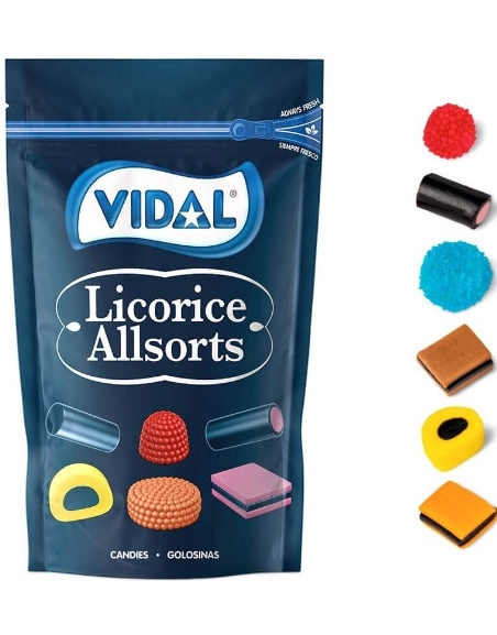 Licorice Allsort doypack B-180g.