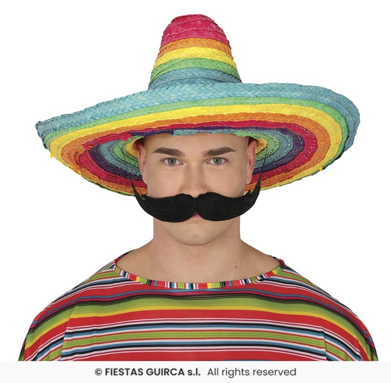 Sombrero Mexicano Paja adulto 50Cms