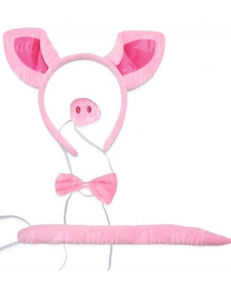 Conjunto Cerdo rosa 4 piezas