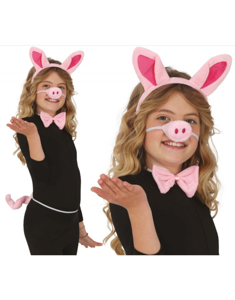 Conjunto Cerdo rosa 4 piezas