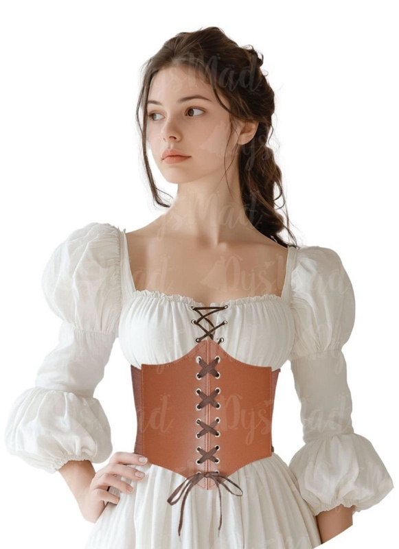 Corset marrón claro 71 cms.