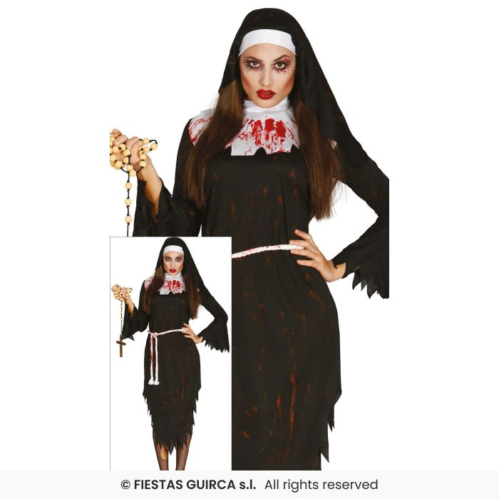 Disfraz Monja Zombie para mujer