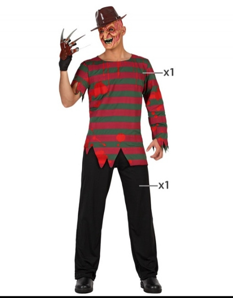 Disfraz Asesino pesadilla adulto