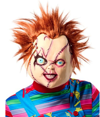 Máscara Chucky con Pelo