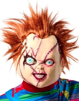 Máscara Chucky con Pelo