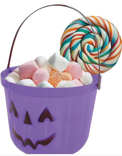 Cubo Calabaza colores Pvc 20 Cms.