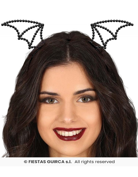 Diadema Murcielago Metálica