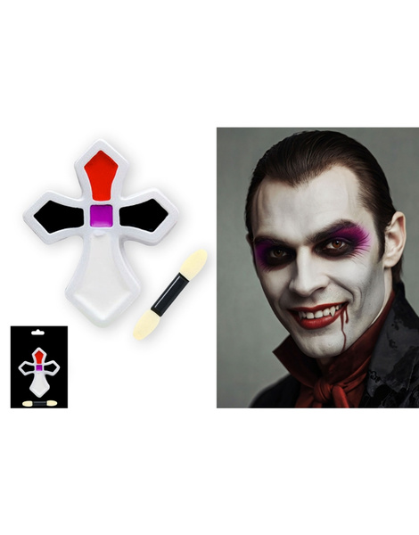 Set maquillaje Vampiro forma de cruz